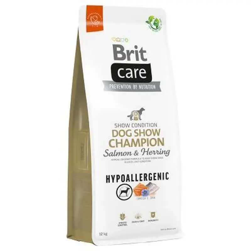Brit Care Dog Hypo Show Champion Salmão 3 quilos