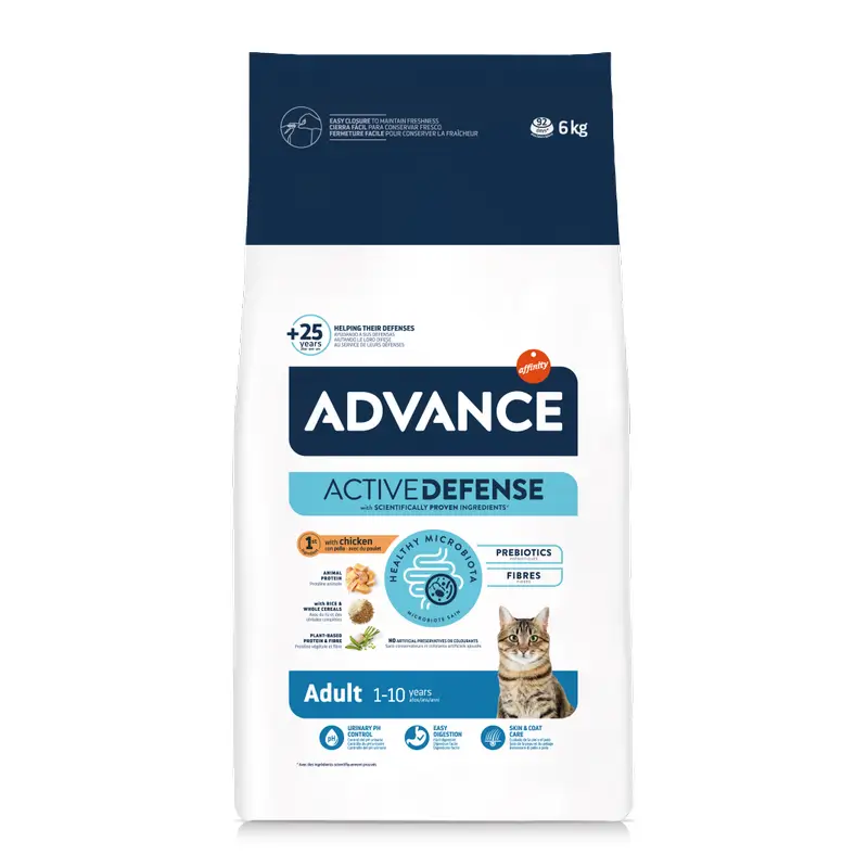 Advance Pienso Para Gatos, Con Pollo, Superpremium, 6 kg