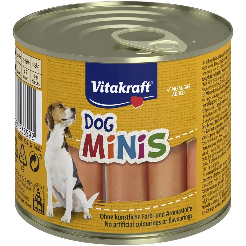 Vitakraft Dog Minis Salchichas 120 gramos
