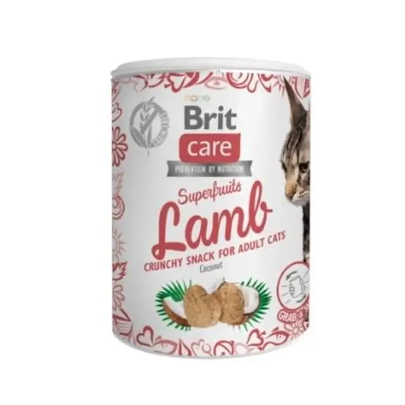 Brit Care Cat Snack Sf- Cordero 6X100Gr