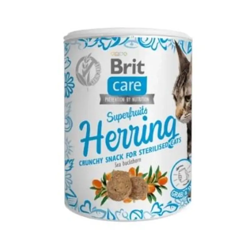 Brit Care Cat Snack Sf- Arenque 6X100Gr