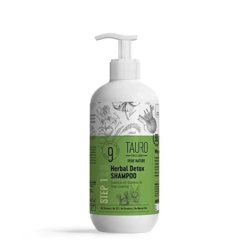 Tauro Pro Line Champô Herbal Detox, 400 ml