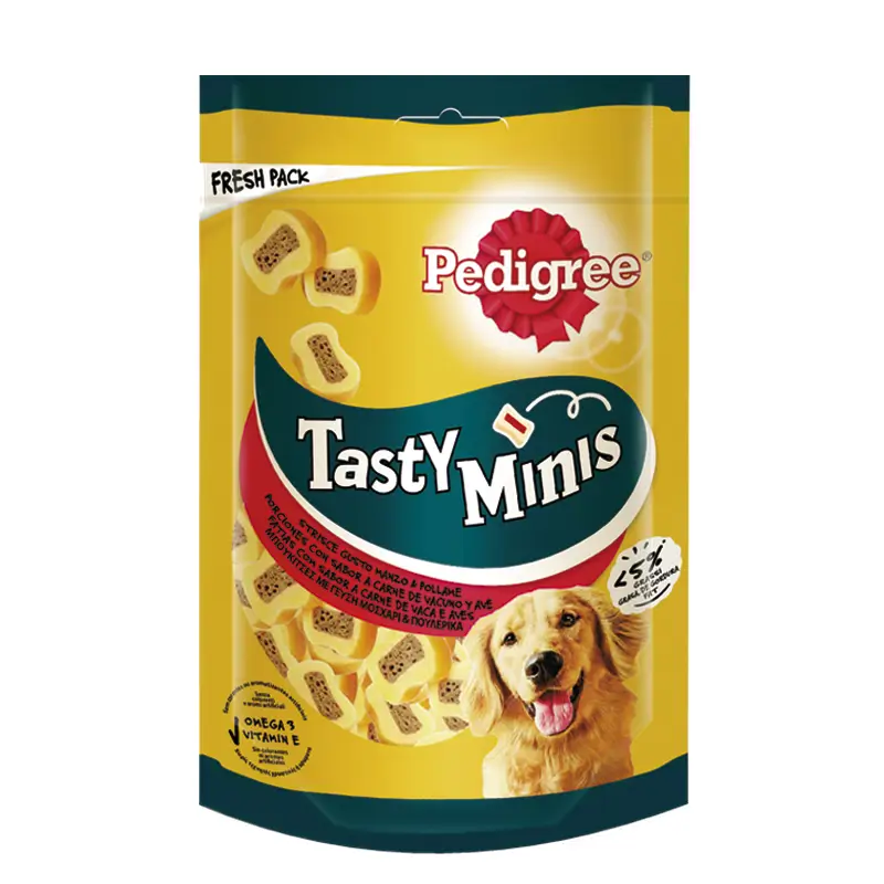 Pedigree Tasty Minis Chewy-Slices Buey6X155Gr
