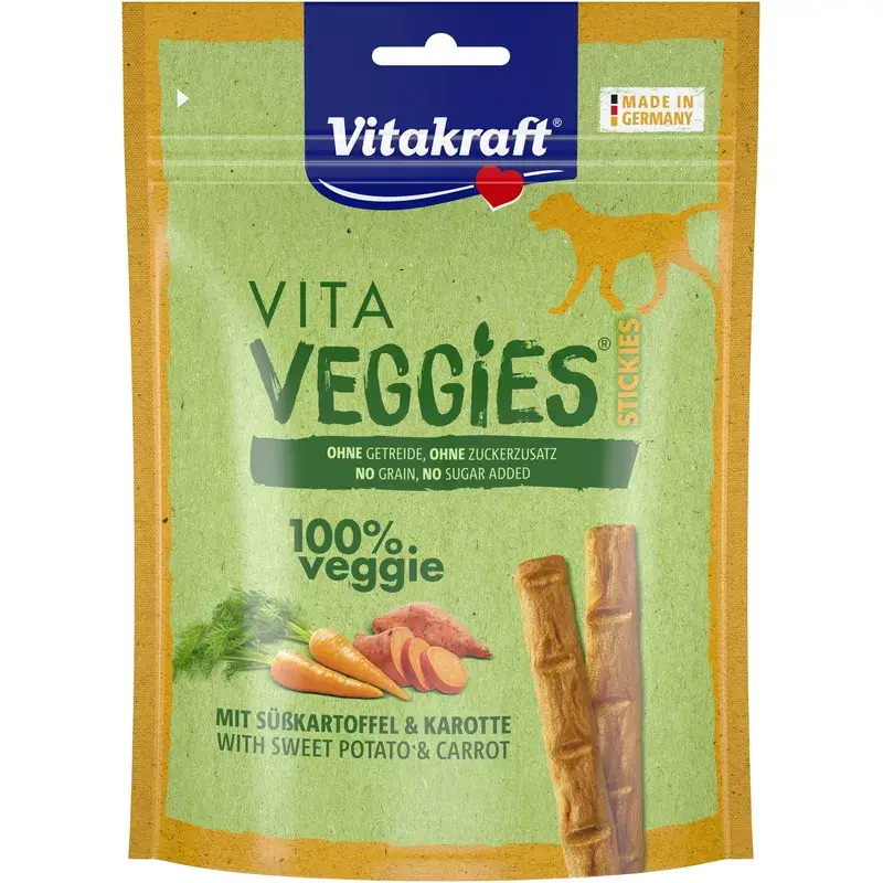 Vitakraft Veggies Dog Sticks-Batata/Zanahor 9X80Gr