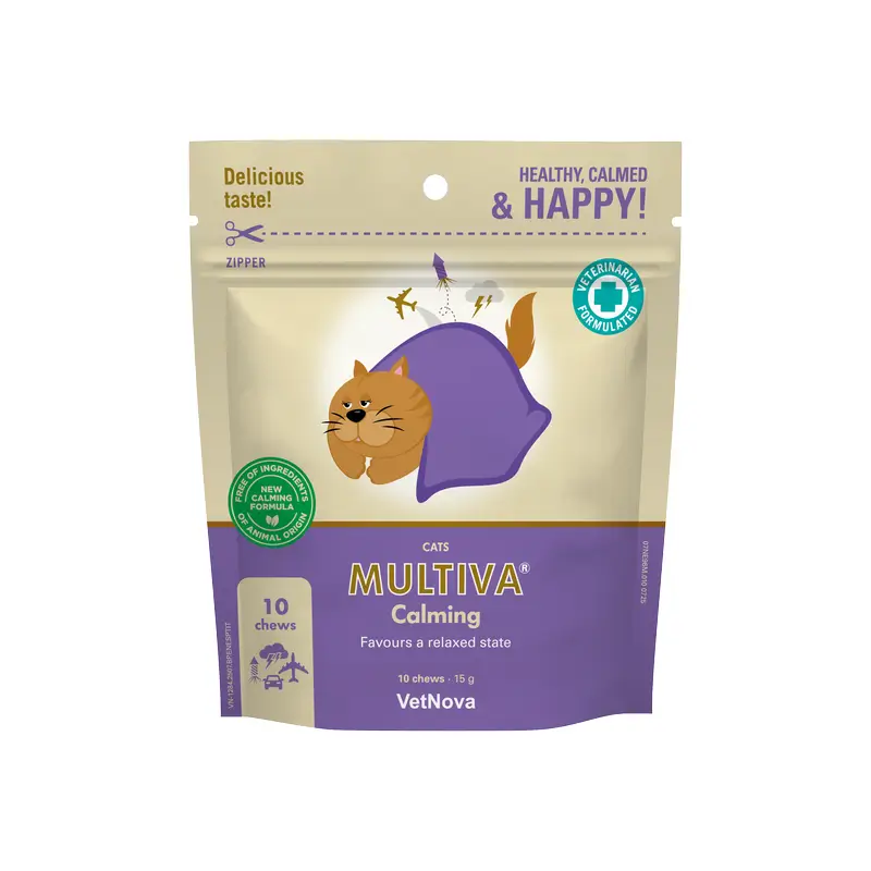 Multiva Calming Cat, 10 mastigáveis