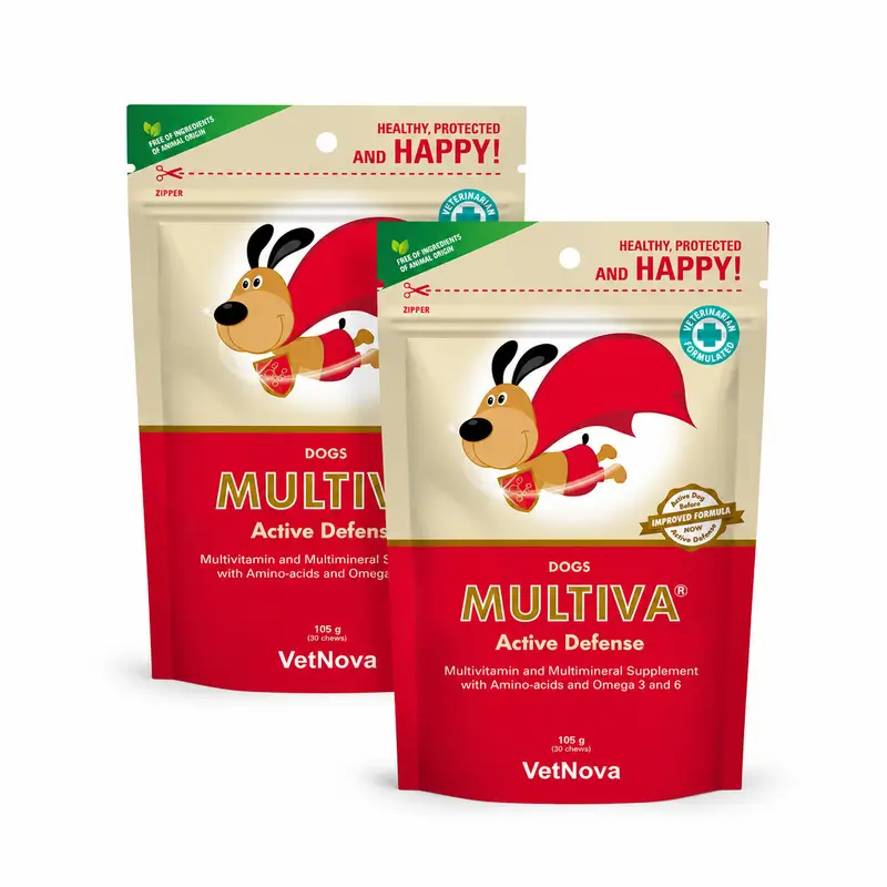 Multiva Active Defense Dog, Pack 2 x 30 chews