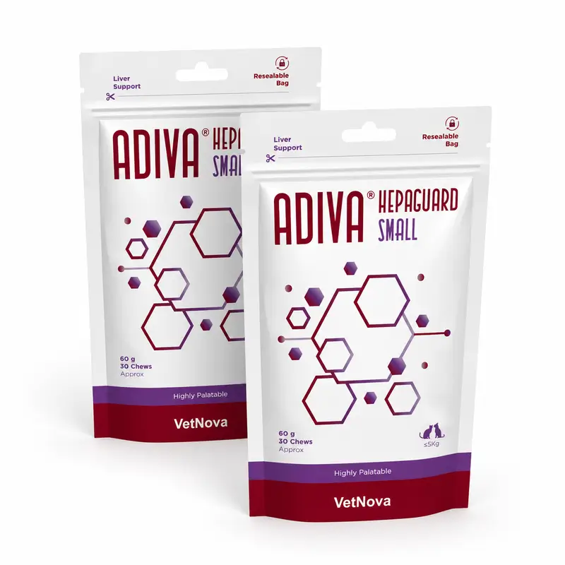 Adiva Hepaguard Embalagem Pequena 2 x 30 pastilhas mastigáveis