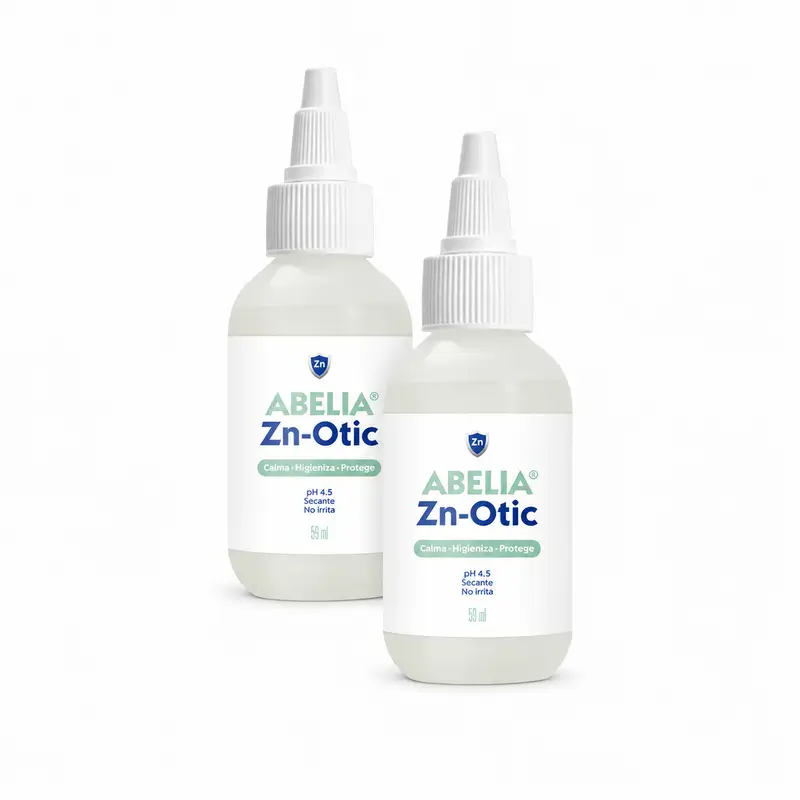 Vetnova Abelia Zn-Otic Embalagem de 2 x 59 ml