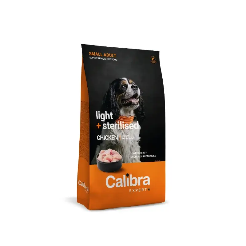 Calibra Dog Expert+ Adult Small Light&Steril Pollo Pienso 400G