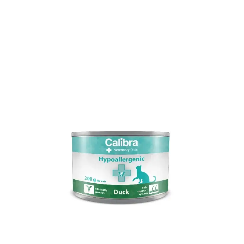 Calibra Vet Diet Cat Hypoallergenic Pato Comida Húmeda 6X200Gr