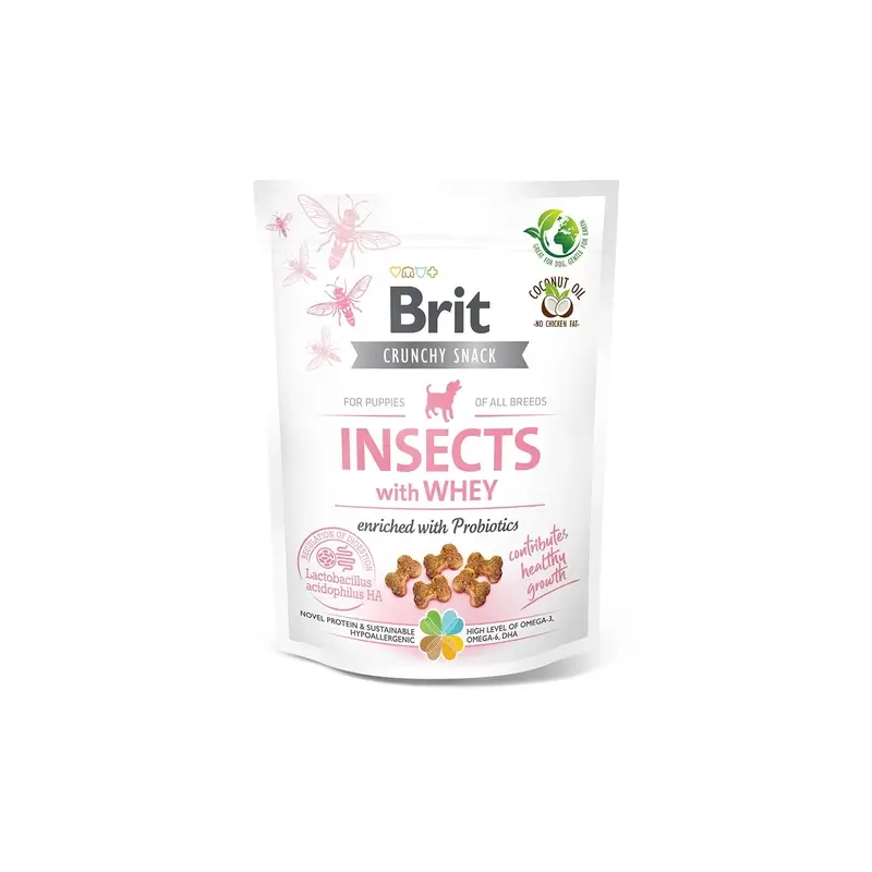 Brit Care Dog Crunchy Insect Puppy 6x200 gramos
