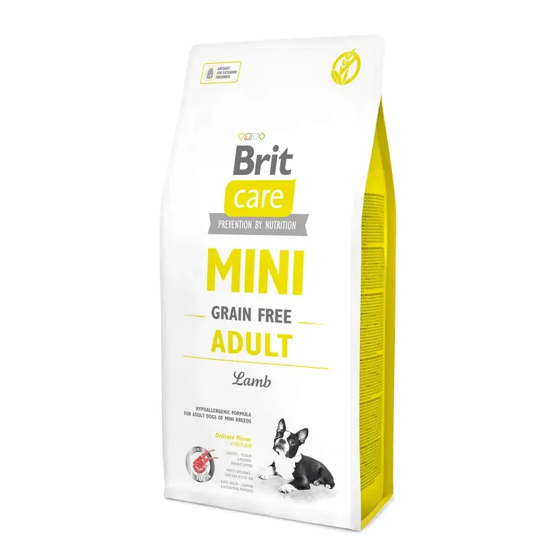 Brit Care Dog Mini Grain Free Adult Cordero 7 kilos