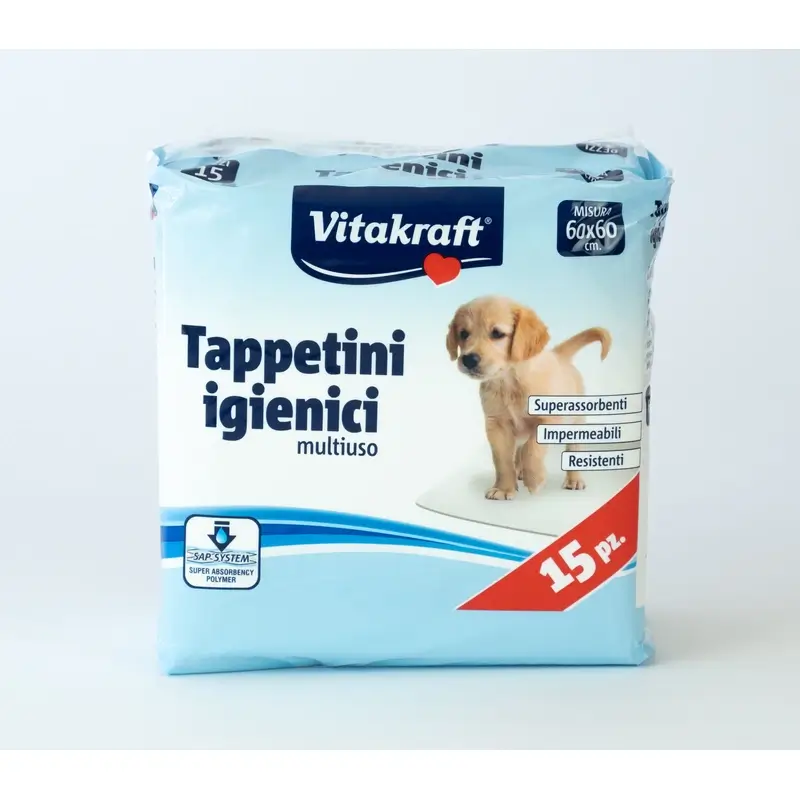 Vitakraft Empapadores Para Cachorros 60X60Cm 15Un