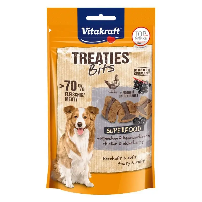 Vitakraft Treaties + Superfood Bagas de Saúco 100 gramas