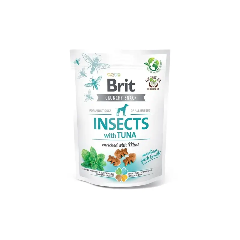 Brit Care Dog Crunchy Insect Atum 6x200 gramas