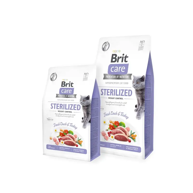 Brit Care Cat Grain Free Sterilized Peso 400 gramas