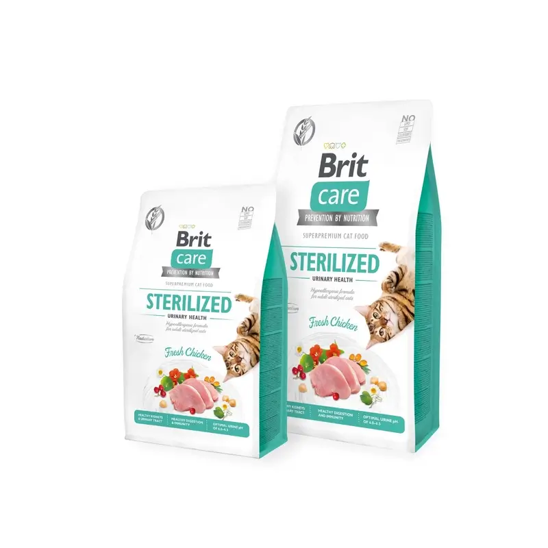 Brit Care Cat Grain Free Sterilized Urinary 400 gramas