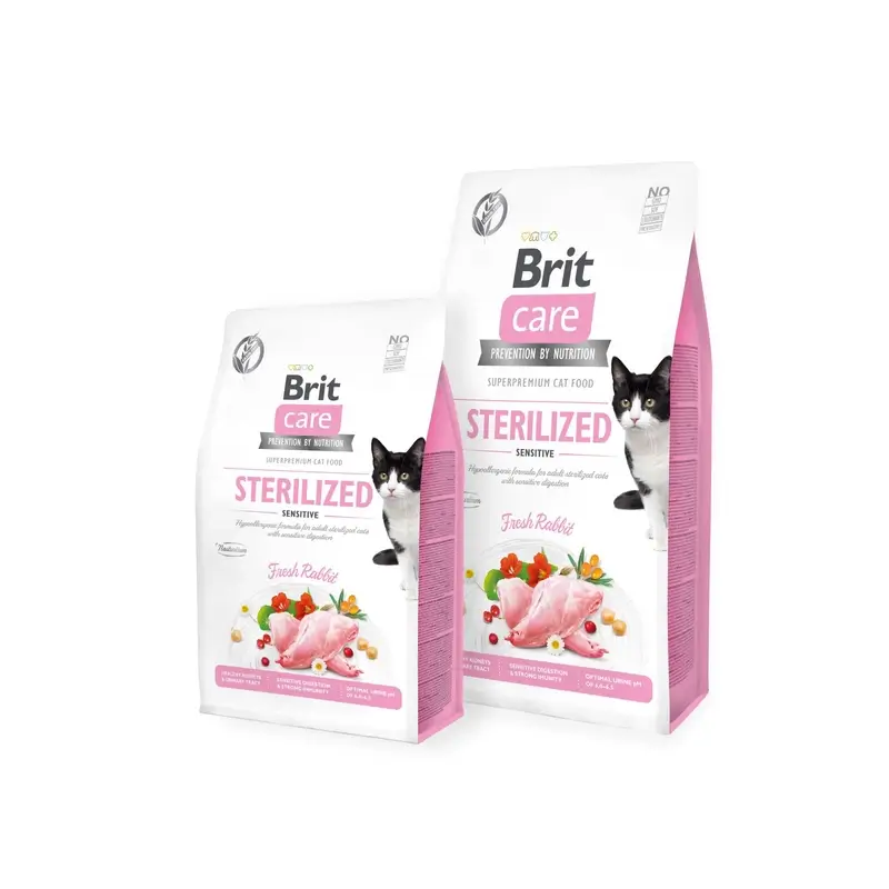 Brit Care Cat Grain Free Sterilized Sensitive 7 quilos