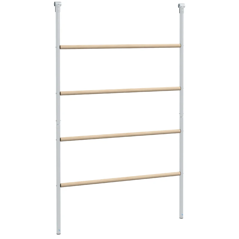 Pawhut Percha Para Gallinas De 4 Niveles Para 4-6 Gallinas 140x86 Cm Natural