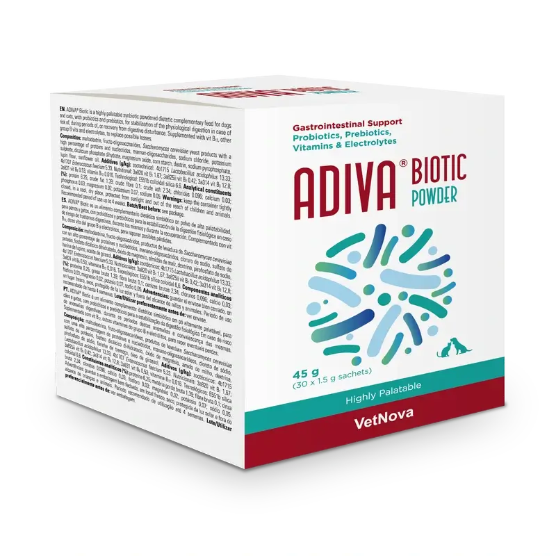 Vetnova Adiva Biotic Powder Sobres 30X1,5G