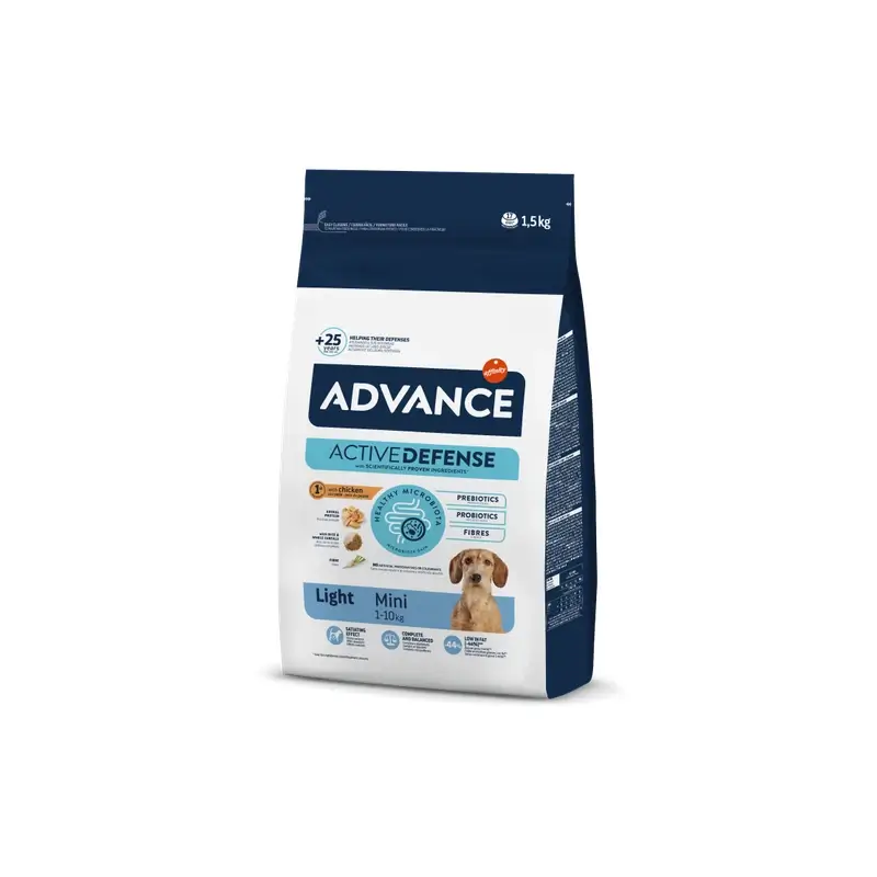 Advance Canine Adult Light Mini Pollo 1,5Kg.