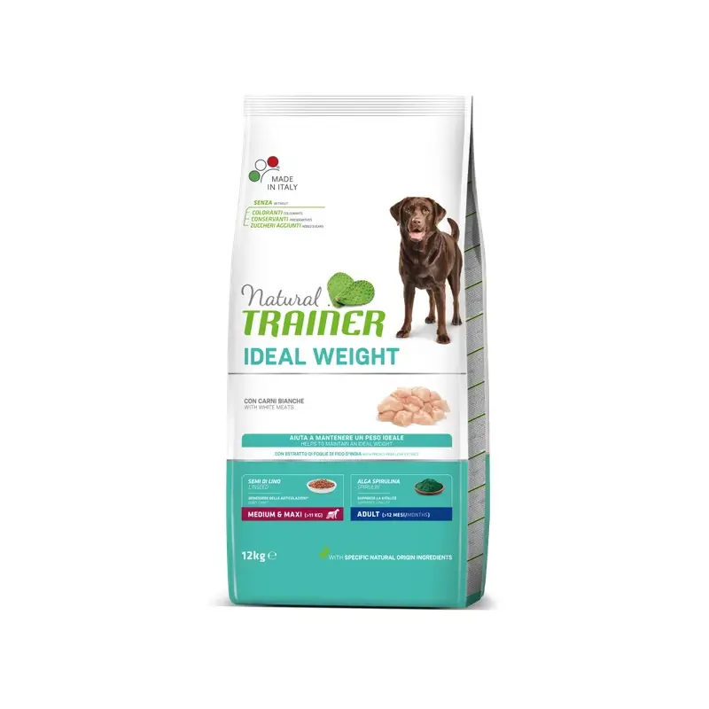 Natural Trainer Canine Adul Med Max Weight 12Kg, pienso para perros
