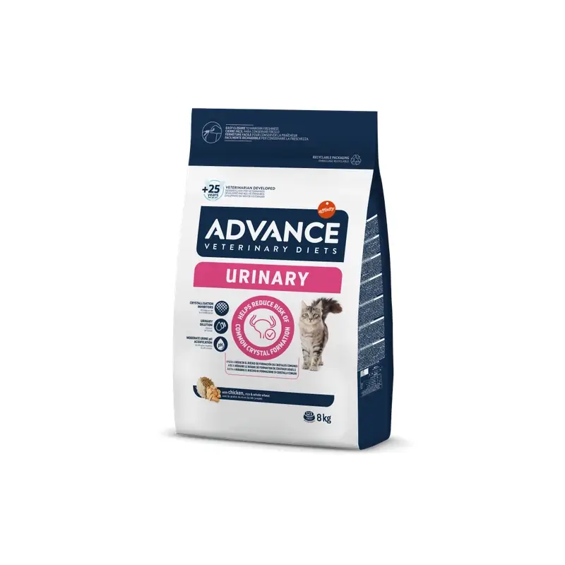 Advance Vet Feline Adult Urinary 8Kg, pienso para gatos