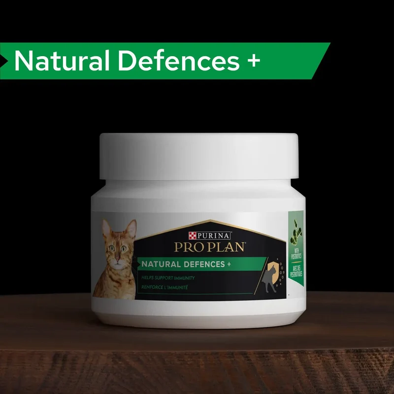 Pro Plan Suplemento Gato Natural Defences 4X60Gr, suplemento para gatos