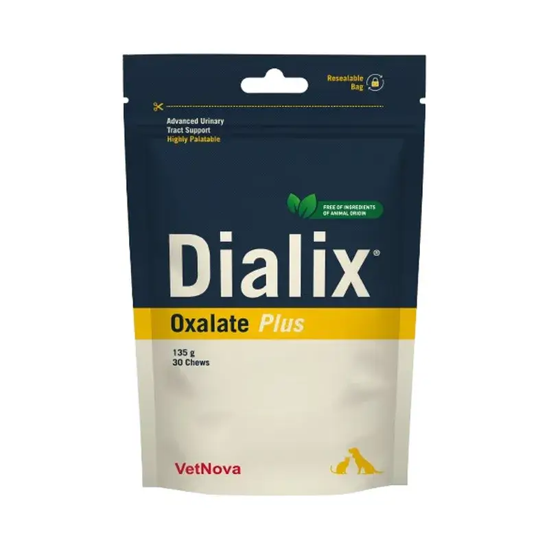 Dialix® Oxalate Plus 30 Chews - Nueva Fórmula Vegana, 135 gr