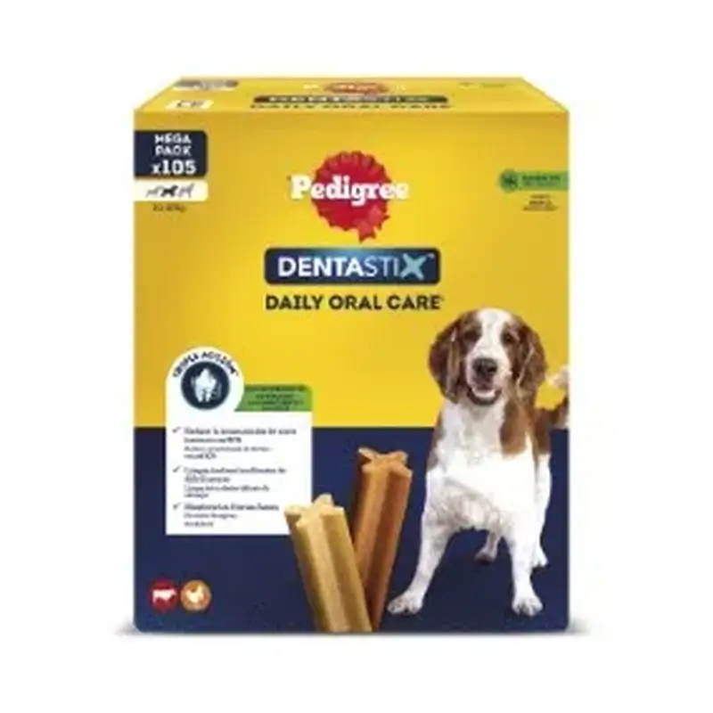 Pedigree Dentastix 105 15X7 Sticks Médio