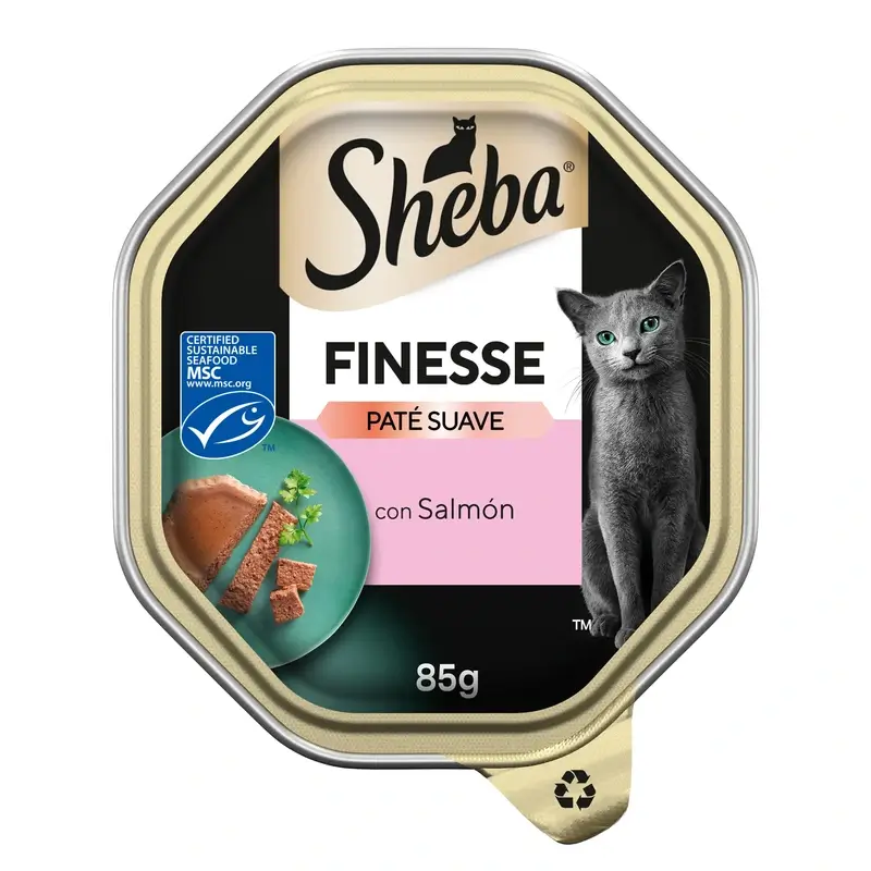 Sheba Finesse Salmão 22X85 Gr