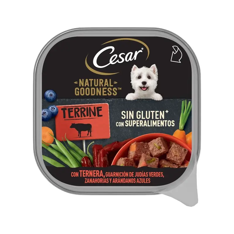 Cesar Natural Muiltipack Carne de vaca 16X100Gr