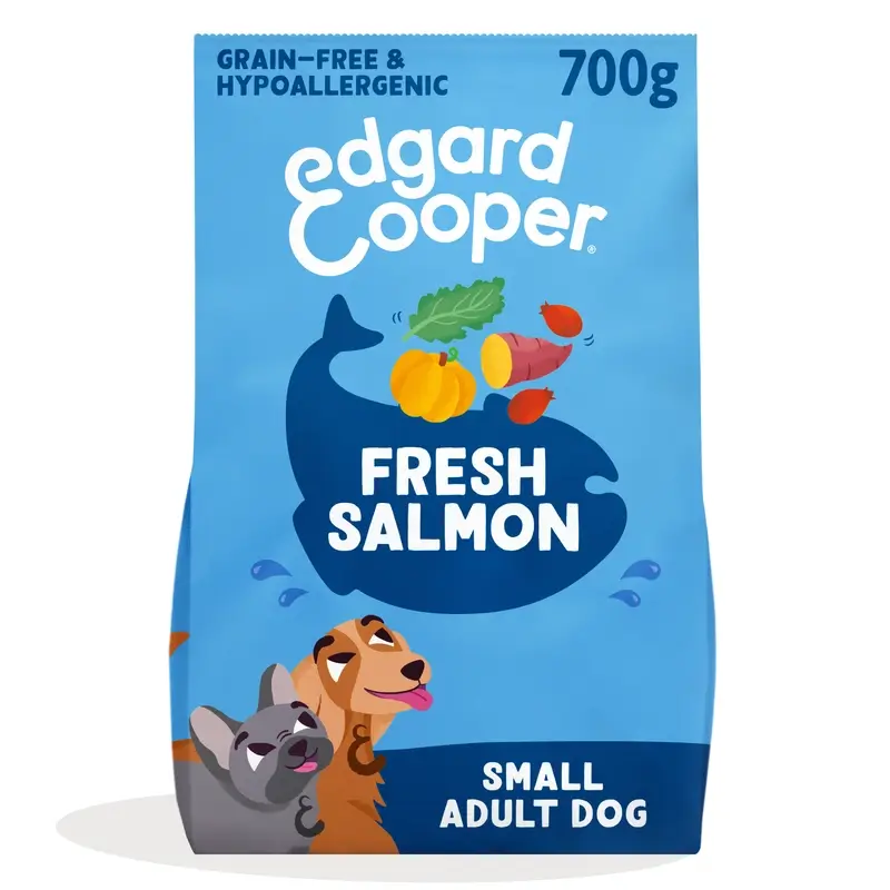 Edgard & Cooper Pienso Para Perros Adultos Mini Con Salmón Fresco , 0,7 kg