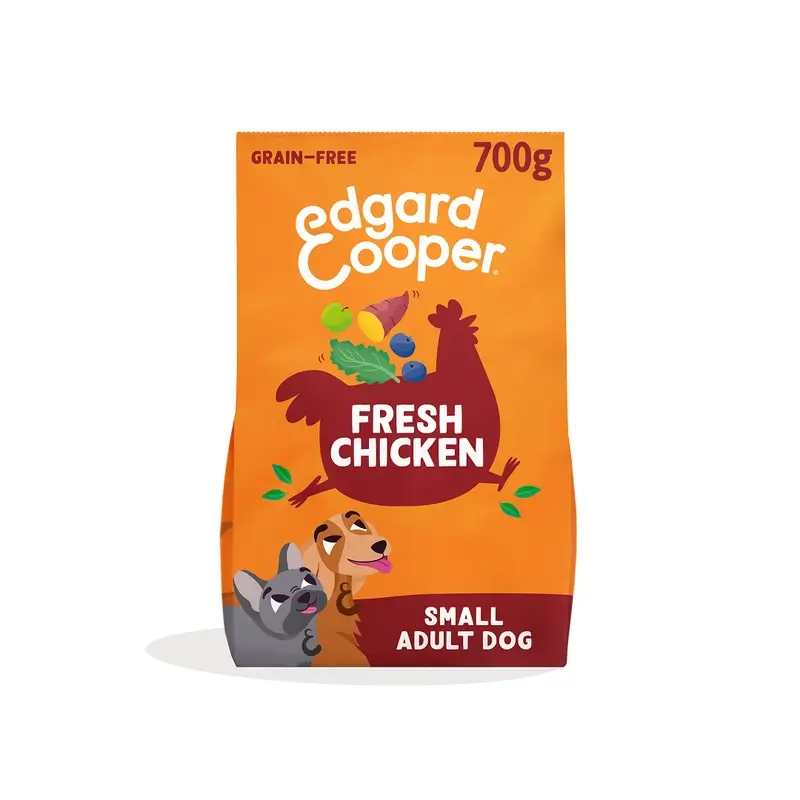 Edgard & Cooper Pienso Para Perros Adultos Mini Con Pollo Fresco , 0,7 kg