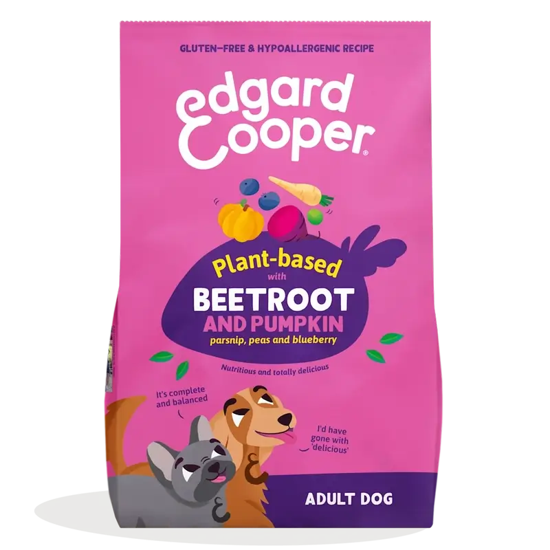 Ração Edgard & Cooper Medium Adult Beterraba e Abóbora para Cães , 7 kg