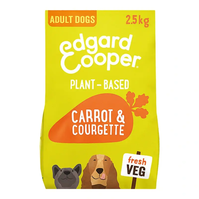 Edgard & Cooper Cenoura e Curgete Alimento para Cães Adultos Médios , 2,5 kg