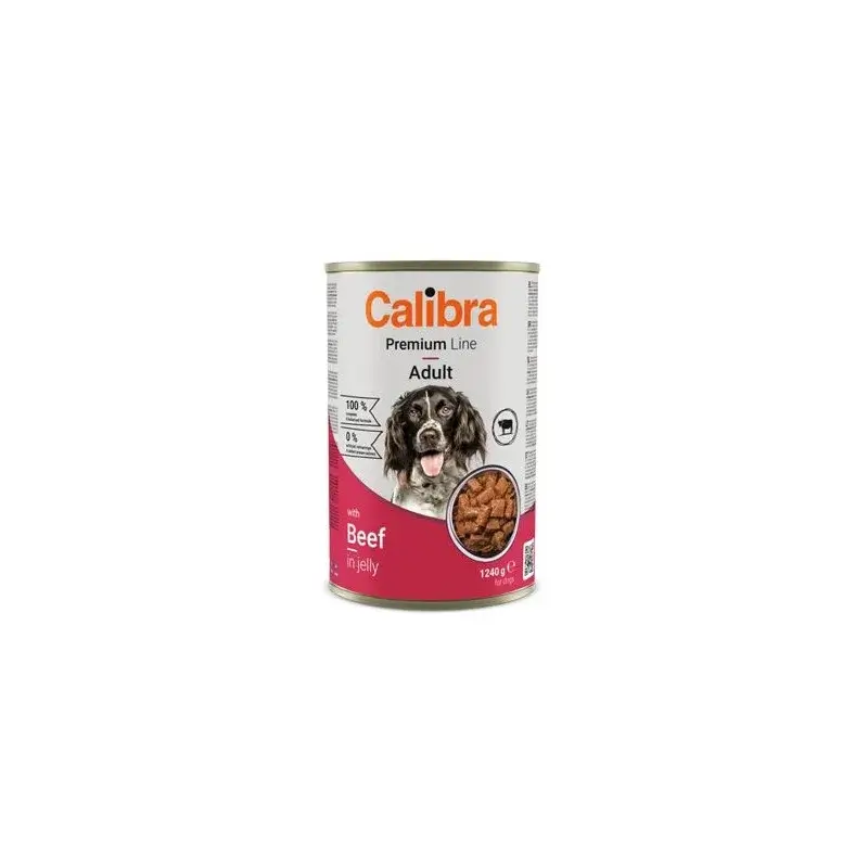 Calibra Dog Premium Con Vacuno Jelly Lata 12X1240G