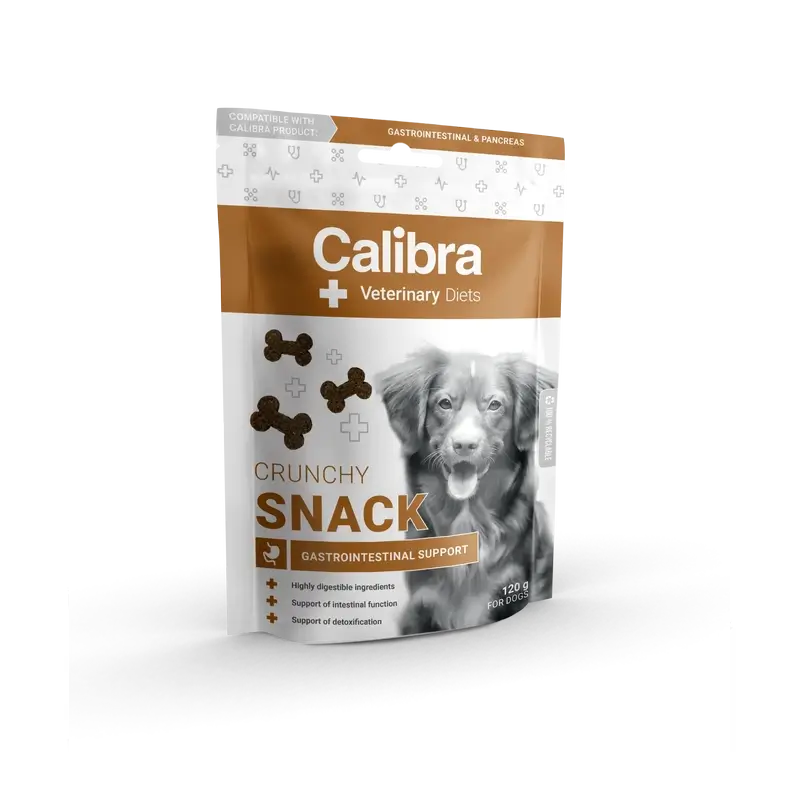 Calibra Vet Diet Dog Crunchy Snack Gastrointestinal Pienso 120G