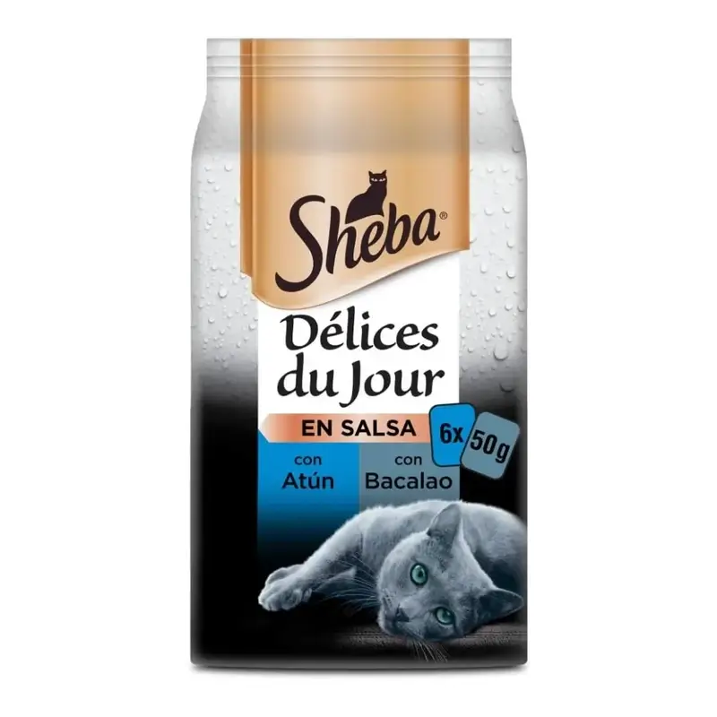 Sheba Delices Du Jour Peixe Para Gatos 12X6X50Gr