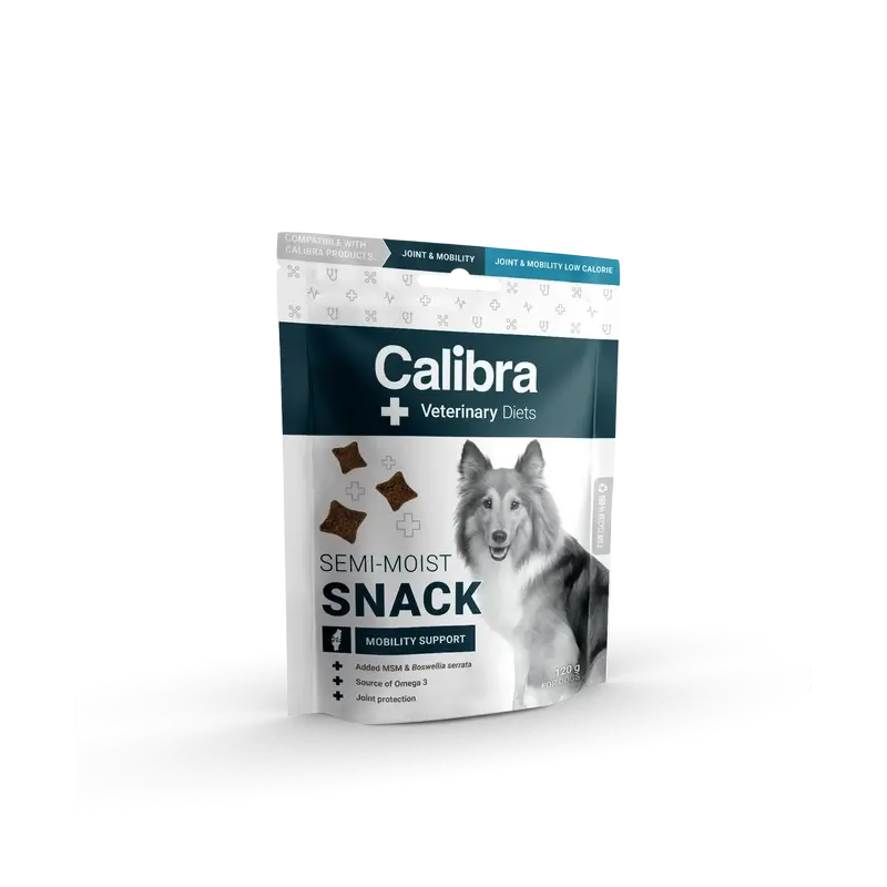 Calibra Vet Diet Dog Semi-Moist Snack Mobility Support Comida Húmeda 120G
