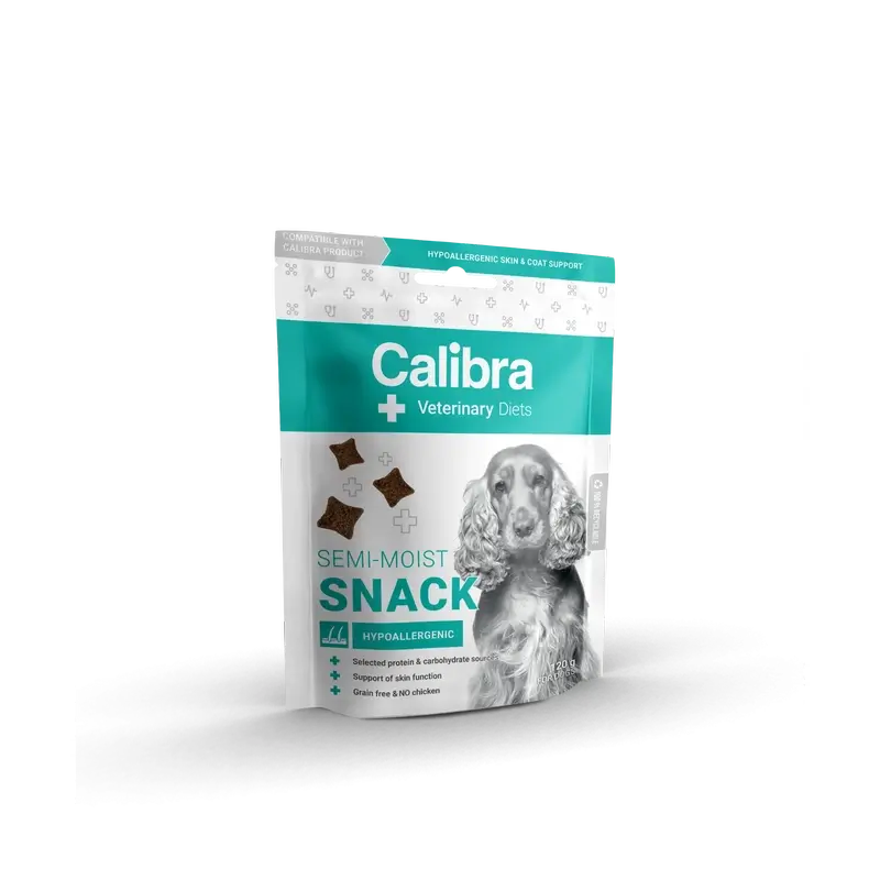 Calibra Vet Diet Cão Snack Semi-Moist Hipoalergénico 120G