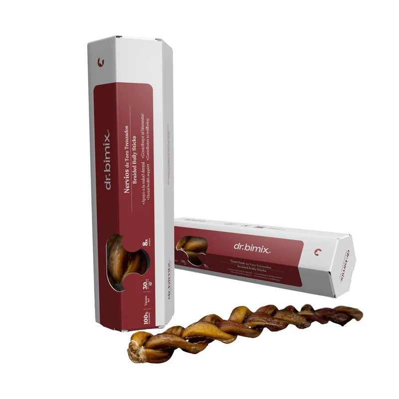 Snack Nervio de Toro para Perros de Larga Duración 30 cm 265 g dr.bimix