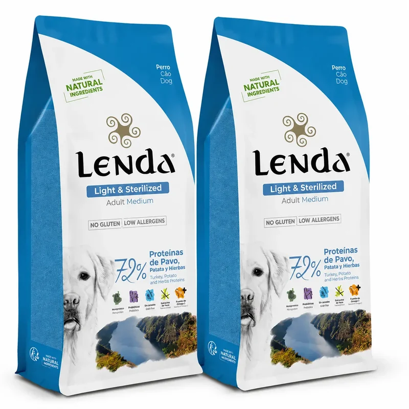 Lenda Luz para cães adultos, 2 X 6 kg