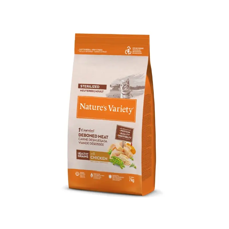 Nature'S Variety Cat Healthy Grain Sterilized Pollo 7Kg