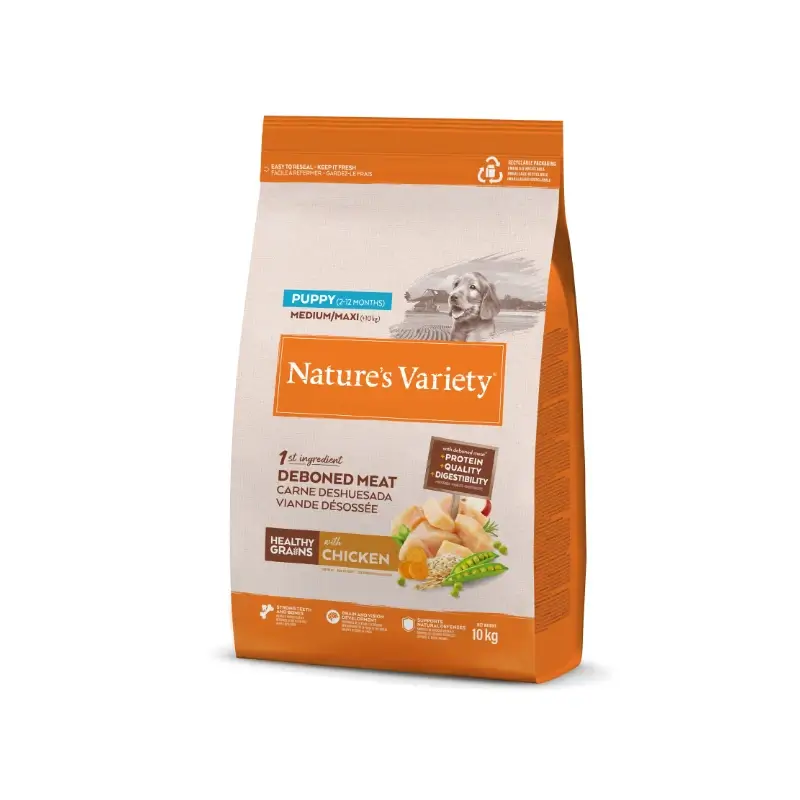 Nature'S Variety Dog Healthy Puppy Medium Pollo 10Kg