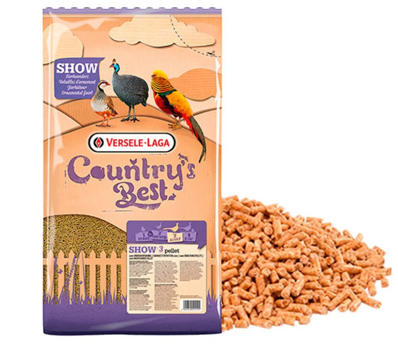Pienso Perdices, Faisanes, Codornices - Show 3 Pellet De Versele Laga- 5 Kg