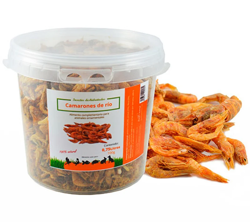Insectos Secos - Camarones De Río Para Alimentación De Aves (600 G)